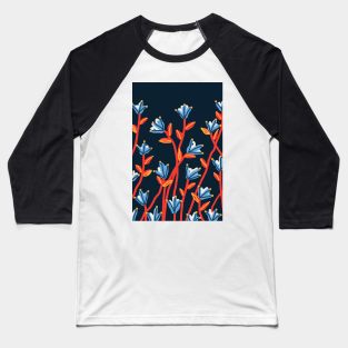 Flowers Baseball T-Shirt